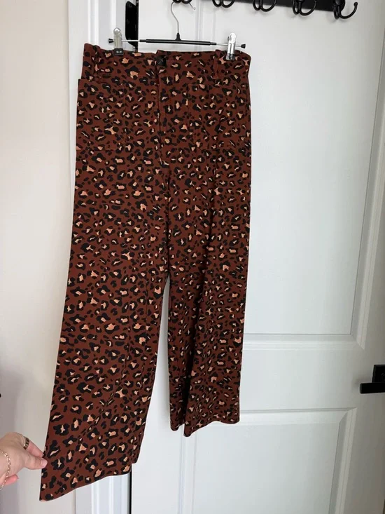 Maeve Brown Leopard Print Skirt - Picture 2 of 3